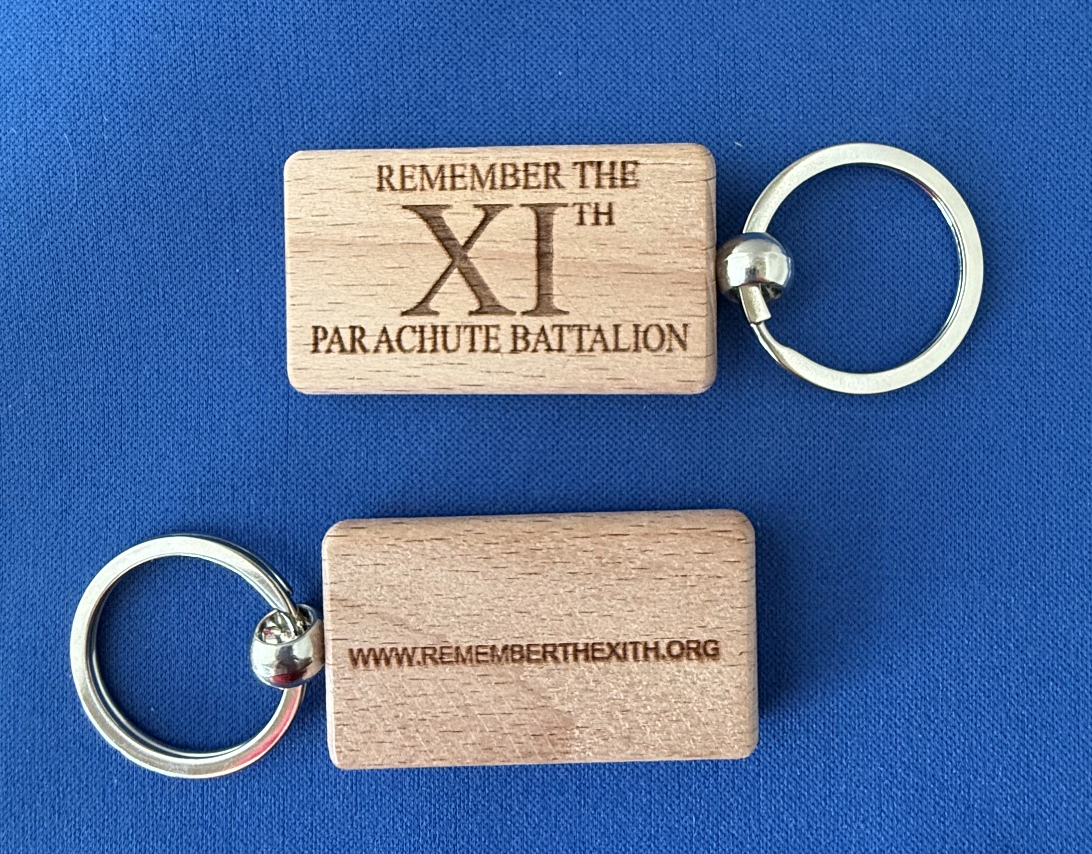 Wooden Fob and Keyring