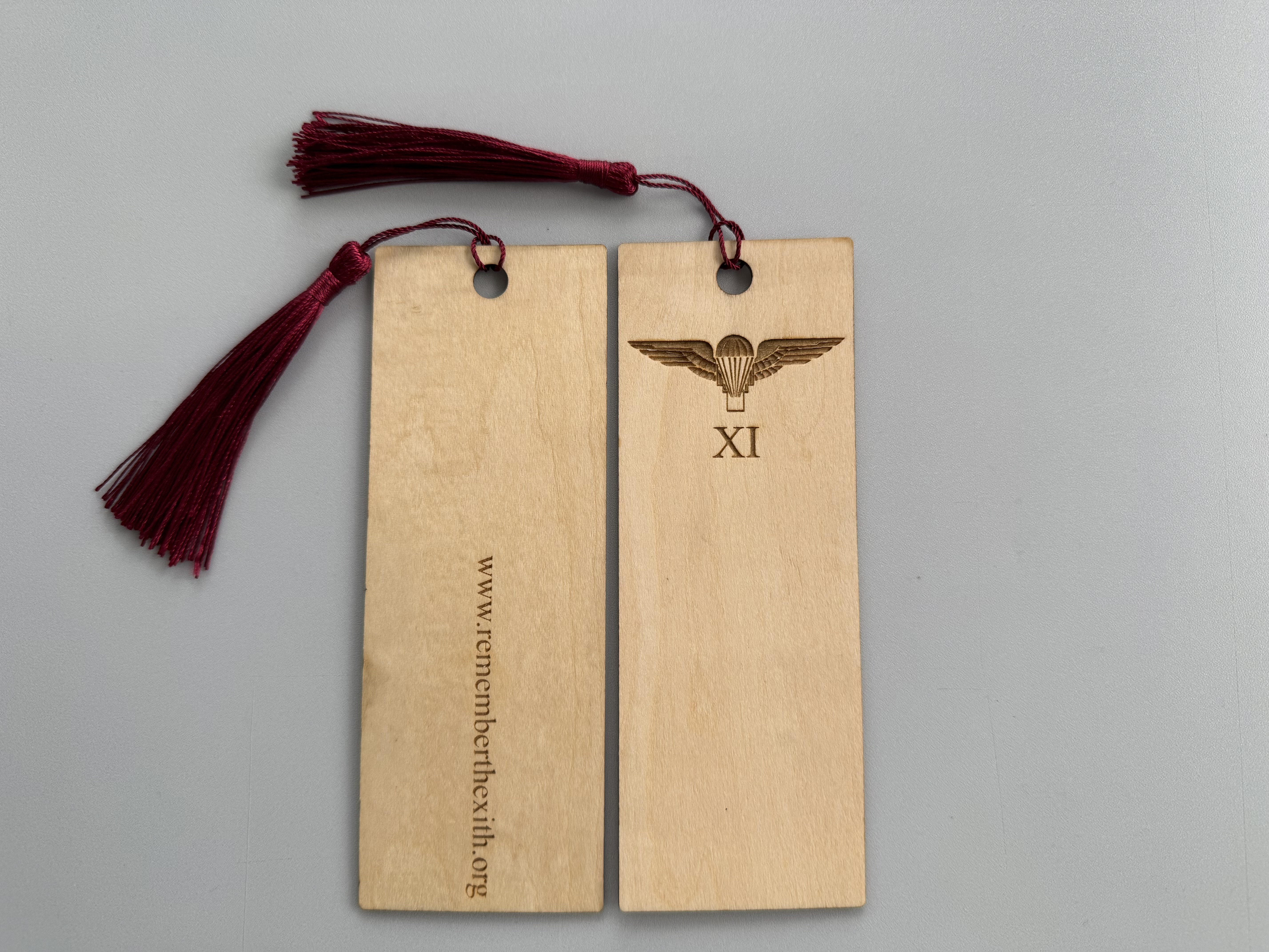 Wooden Bookmark "XI"