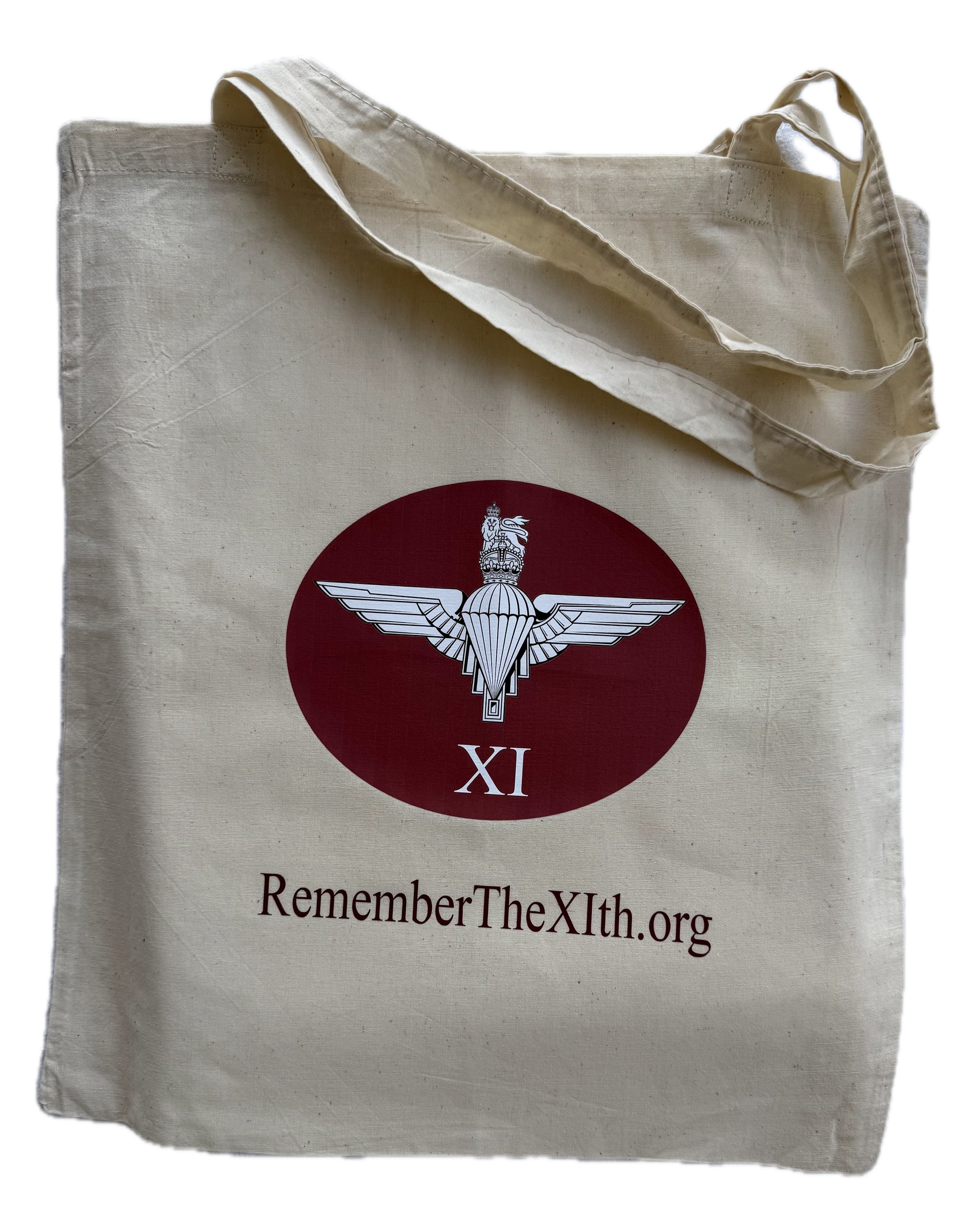 11th Parachute Battalion Cap Badge logo style Tote Bag
